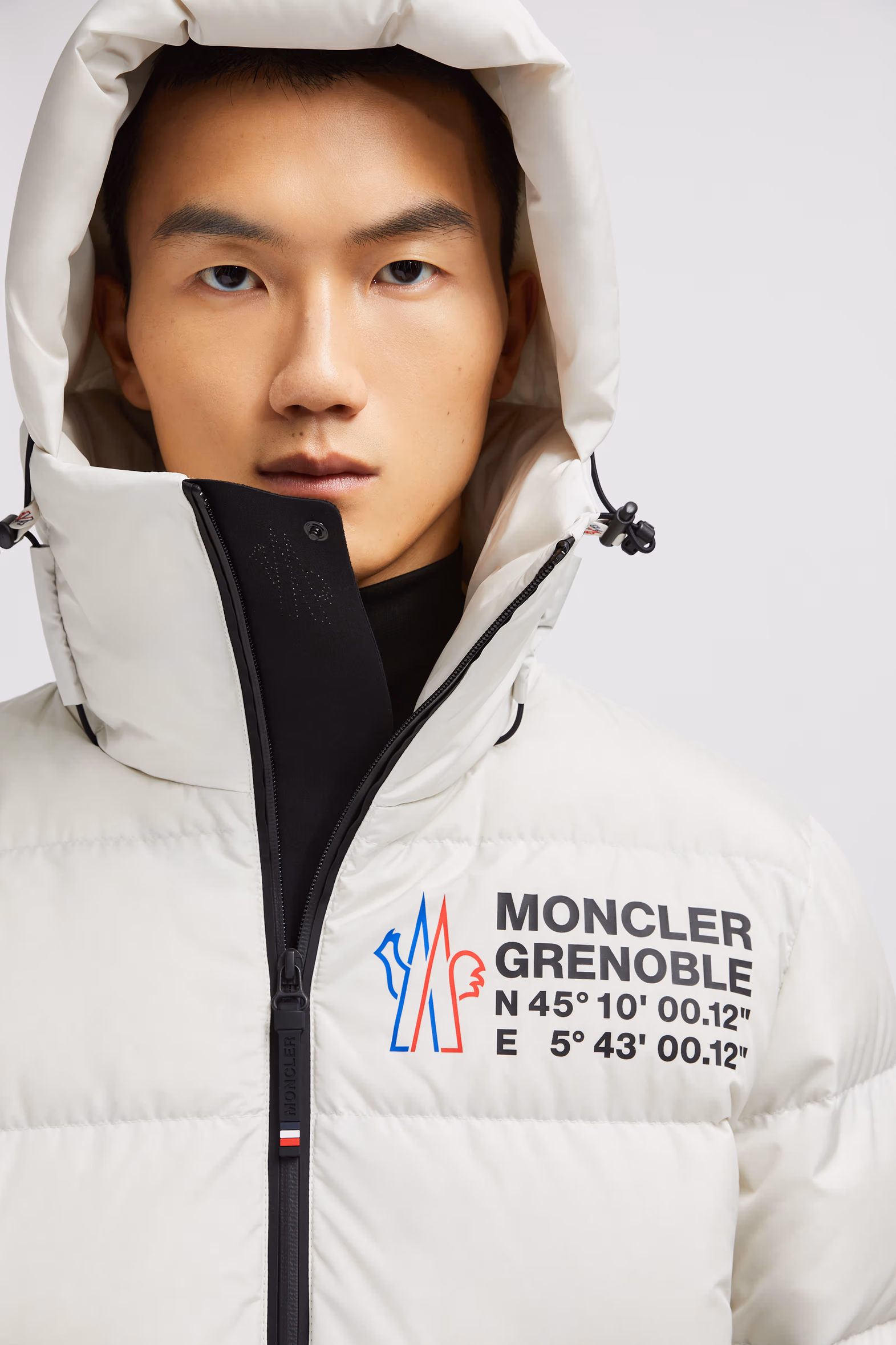 Isorno Hooded Down Ski Jacket Men White Moncler 4